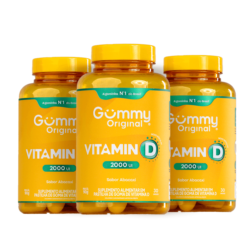 Gummy® Vitamina D Abacaxi - 90 g - Imagem 7