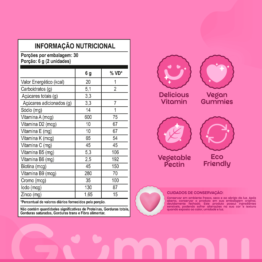 Gummy Hair®-Tutti-Frutti 180 g - Imagem 3